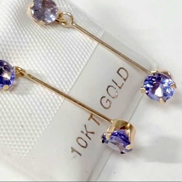 🚨🚨🚨SOLD 🚨🚨🚨10K Yellow Gold Tanzanite (1ct) BRAND NEW - Picture 3 of 3